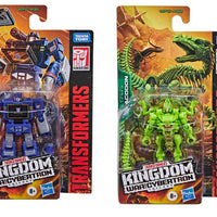 Transformers War For Cybertron Kingdom 3.75 Inch Action Figure Core Class Wave 3 - Set of 2 (Soundwave - Dracodon)