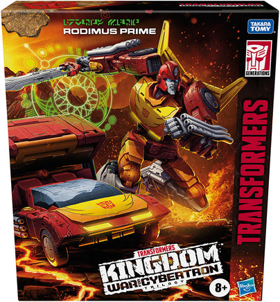 Transformers War For Cybertron Kingdom 8 Inch Action Figure Commander Class - Rodimus Prime