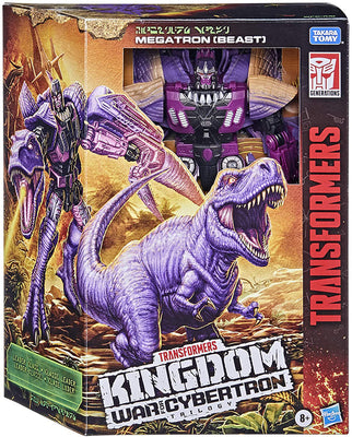 Transformers War For Cybertron Kingdom 8 Inch Action Figure Leader Class Wave 1 - T-Rex Megatron (Beast) WFC-K10