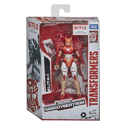 Transformers War For Cybertron Netflix Trilogy White 6 Inch Action Figure Deluxe Class Exclusive - Elita-1