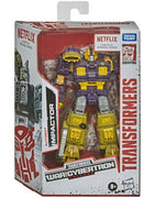 Transformers War For Cybertron Netflix Trilogy White 6 Inch Action Figure Deluxe Class Exclusive - Impactor