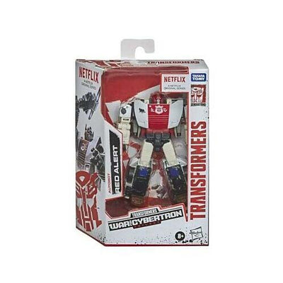 Transformers War For Cybertron Netflix Trilogy White 6 Inch Action Figure Deluxe Class Exclusive - Red Alert