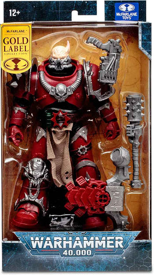 Warhammer 40000 7 Inch Action Figure Exclusive Wave 6 - Chaos Space Marine (Word Bearer) Gold Label