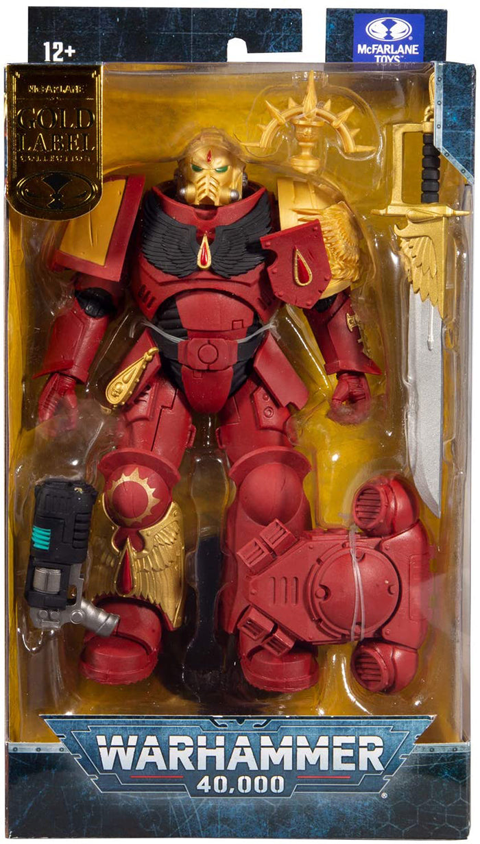 Warhammer 40000 7 Inch Action Figure Wave 2 Exclusive - Blood Angels Primaris Lieutenant Gold Label