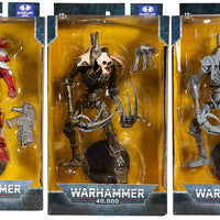 Warhammer 40000 7 Inch Action Figure Wave 3 - Set of 3 (Necron - Necron AF - Battle Sister)